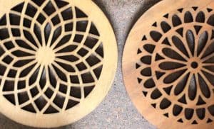 Couleur foncée des sous verres