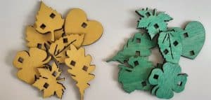 Feuille décoratives pour le calendrier