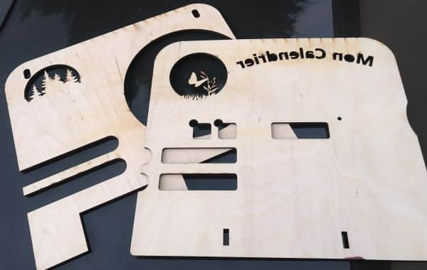 Maquette de calendrier pour enfant
