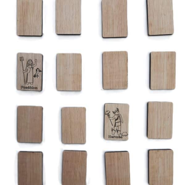 Jeu de memory en bois, thème mythologie – Image 4