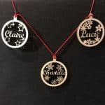 Boules de noël personnalisées