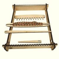 Métier à tisser en bois pour activité d'éveil avec les enfants