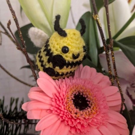 Abeille au crochet modèle 1